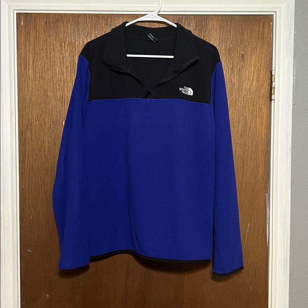The North Face Black and Blue Fleece